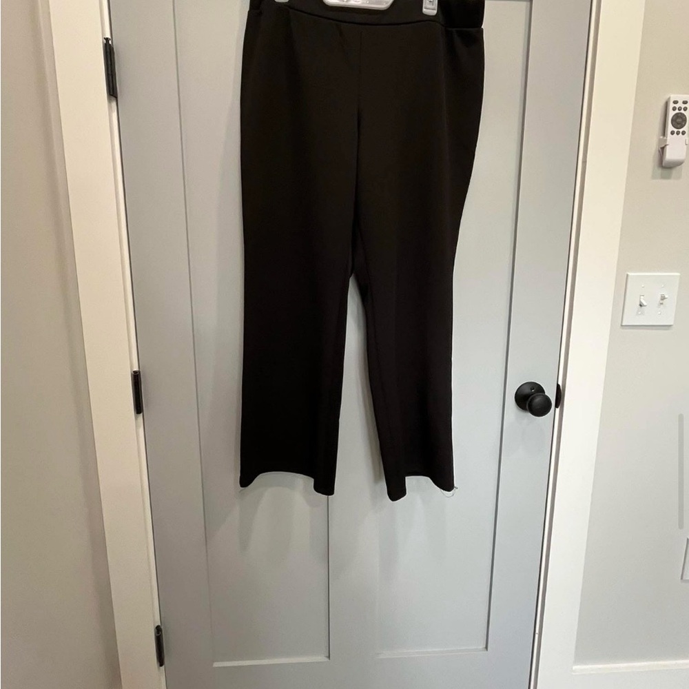 Melissa Paige Classic Black Straight Leg Pants